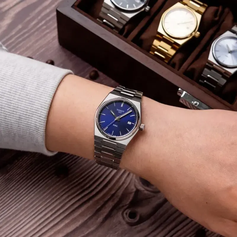 Tissot PRX Swiss Quartz 35mm Blue Dial Unisex Watch- T137.210.11.041.00